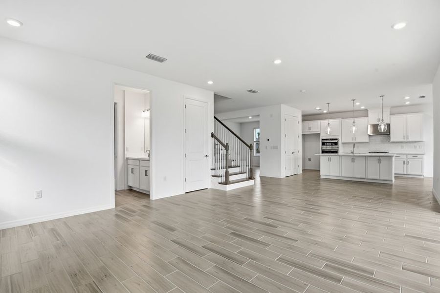 Representative unfurnished interior of a home built from the Barbados by Taylor Morrison in Ardisia Park, New Smyrna Beach (Image 33).