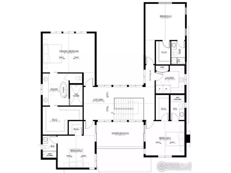 2D floor plan layout of this home in , Windsor, CO (Image 4).