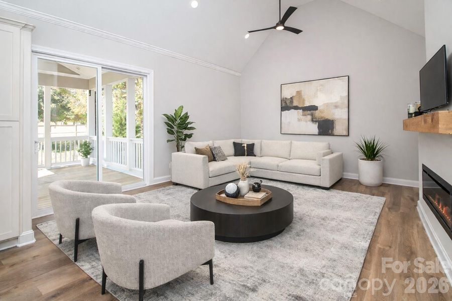 Picture is virtually staged to give you an idea on how to decorate.