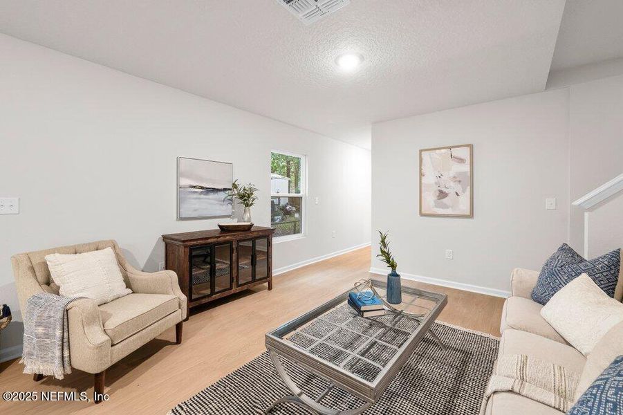 Furnished interior view inside a new home in , Jacksonville (Image 23). Furnished interior view inside a new home in , Jacksonville (Image 23).