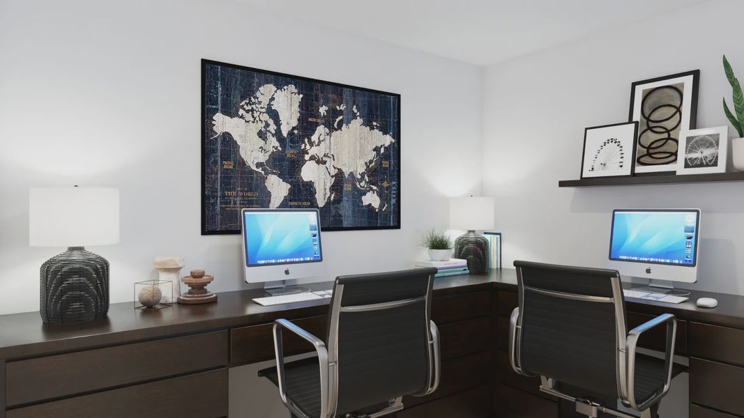 Representative furnished interior of a home built from the The Redbud by Legend Homes in Cliffstone Hills, Conroe (Image 16).