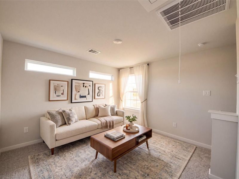 Furnished interior view inside a new home in Liberty Estates, Cleveland (Image 24).