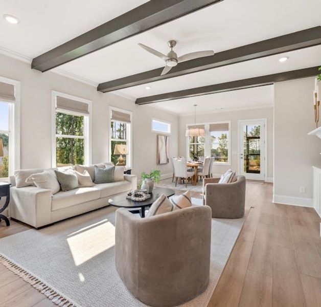 Representative furnished interior of a home built from the The Whitmore by Windsong Properties in Legacy Downs, Canton (Image 7). Representative furnished interior of a home built from the The Whitmore by Windsong Properties in Legacy Downs, Canton (Image 7).