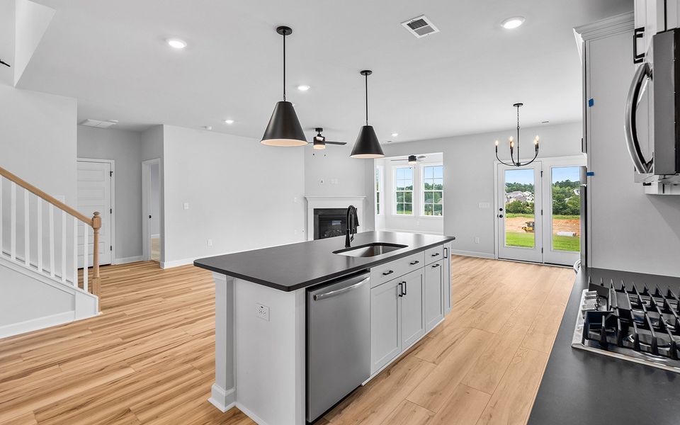 Furnished interior view inside a new home in Fieldstone, Lexington (Image 16).