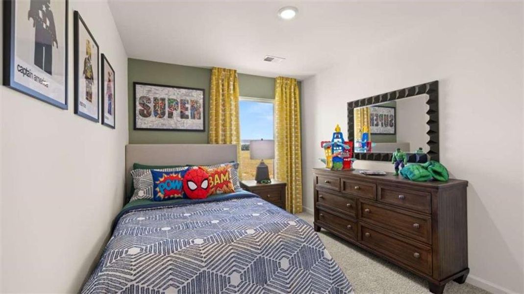 Furnished interior view inside a new home in The Gables at Agricultural Village, Perry (Image 18).