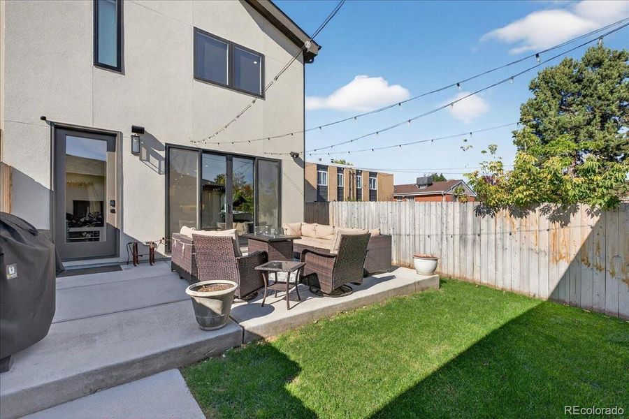 Exterior details and patio area of a home in , Denver (Image 3).