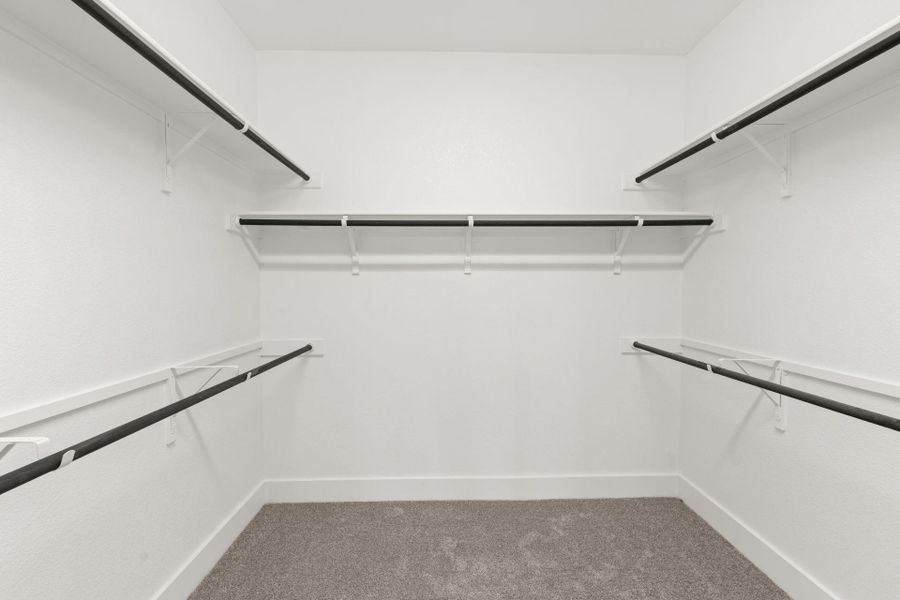 Walk-in Closet in Primary Bath