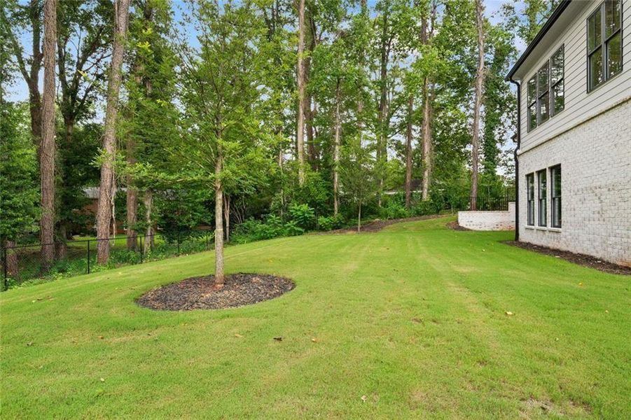 Exterior details and patio area of a home in , Atlanta (Image 37).