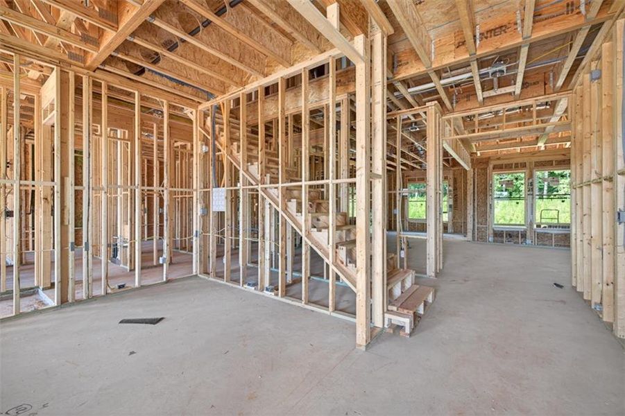 In-progress construction of a new home in , Statham, GA (Image 9).