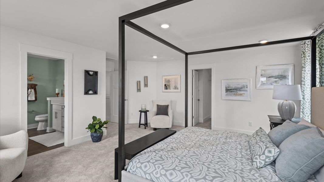 Primary Suite of The Cameron Design by DRB Homes