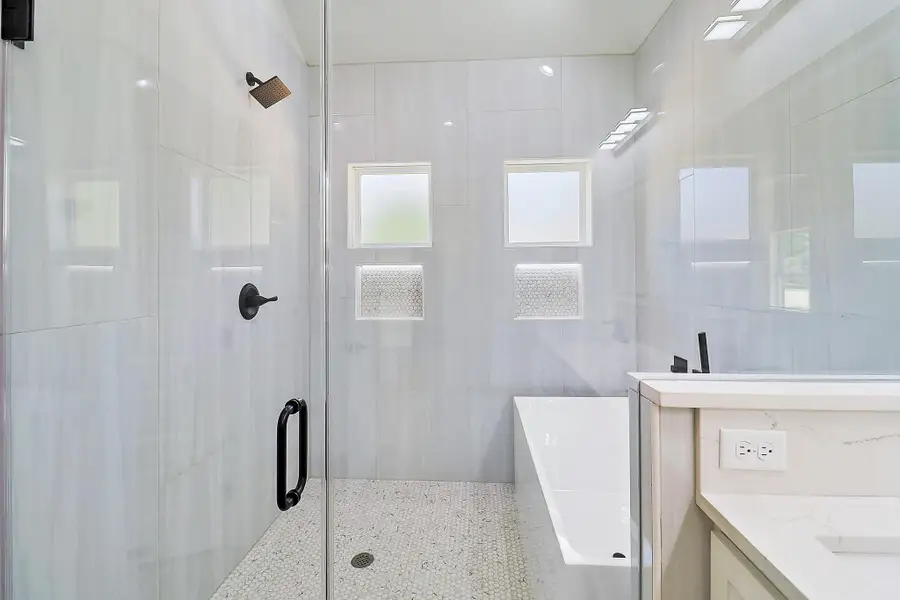Furnished interior view inside a new home in , Crosby (Image 13).
