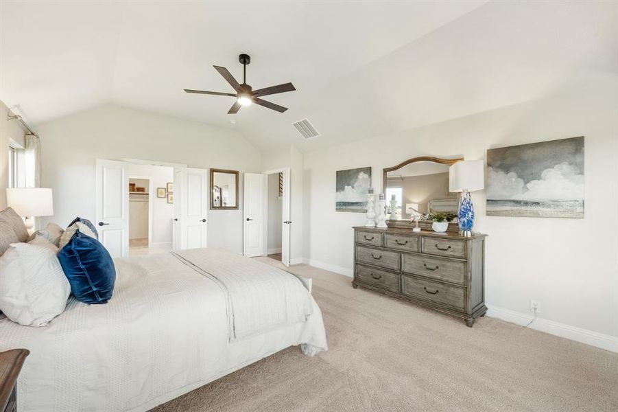 Furnished interior view inside a new home in Abe's Landing, Granbury (Image 38). Furnished interior view inside a new home in Abe's Landing, Granbury (Image 38).