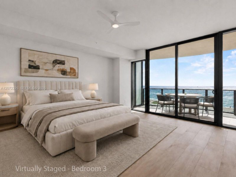 Furnished interior view inside a new home in , Pompano Beach (Image 38).