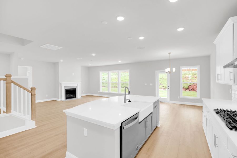 Furnished interior view inside a new home in Carriage Estates, Lexington (Image 9).