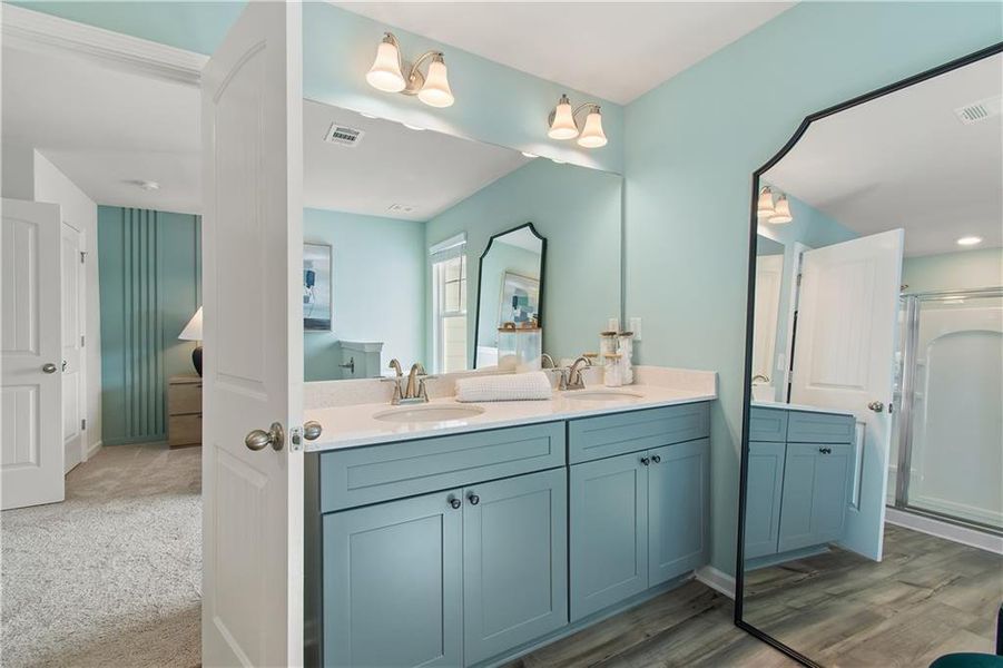 Furnished interior view inside a new home in Diamante, Stockbridge (Image 31).