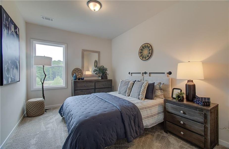 Furnished interior view inside a new home in Rosewood Lake Estates, Hoschton (Image 37).