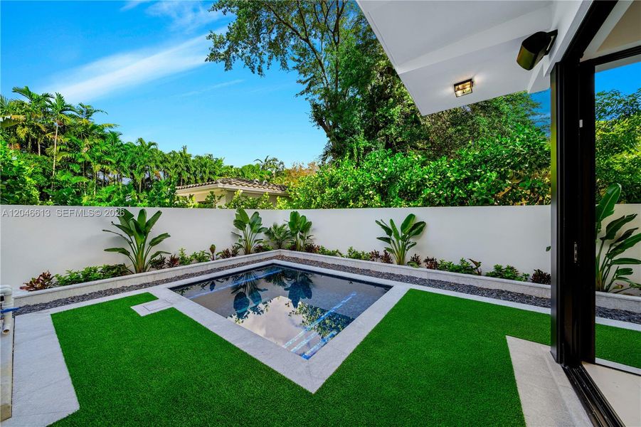 Exterior details and patio area of a home in , Coral Gables (Image 18). Exterior details and patio area of a home in , Coral Gables (Image 18).