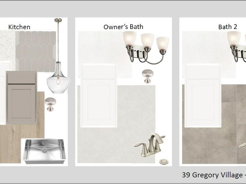 Sample of building materials used in homes in Gregory Village, Lillington (Image 29).