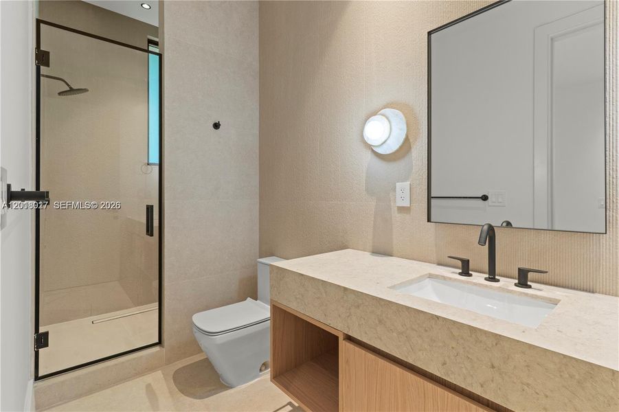 Furnished interior view inside a new home in , Miami (Image 37).