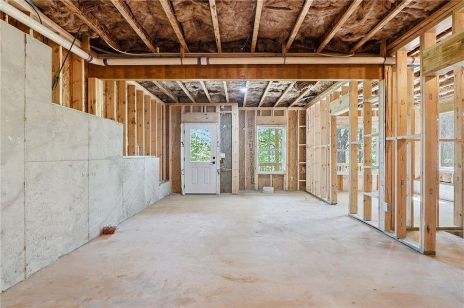 In-progress construction of a new home in , Ranger, GA (Image 48).