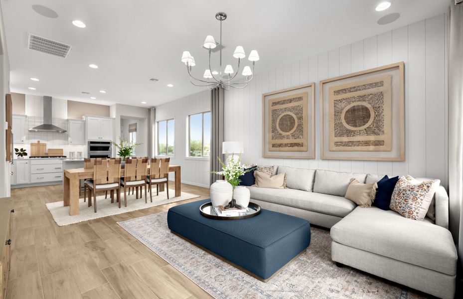 Representative furnished interior of a home built from the Kinsey by Del Webb in Sun City Festival, Buckeye (Image 6).