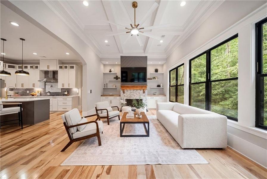 Furnished interior view inside a new home in , Dawsonville (Image 37).