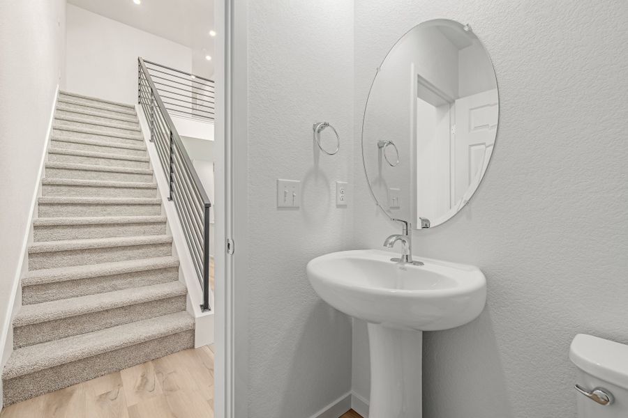 Furnished interior view inside a new home in Painted Prairie, Aurora (Image 10). Furnished interior view inside a new home in Painted Prairie, Aurora (Image 10).