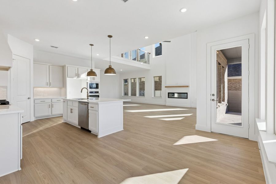 Furnished interior view inside a new home in Painted Tree Lakeside, McKinney (Image 6).