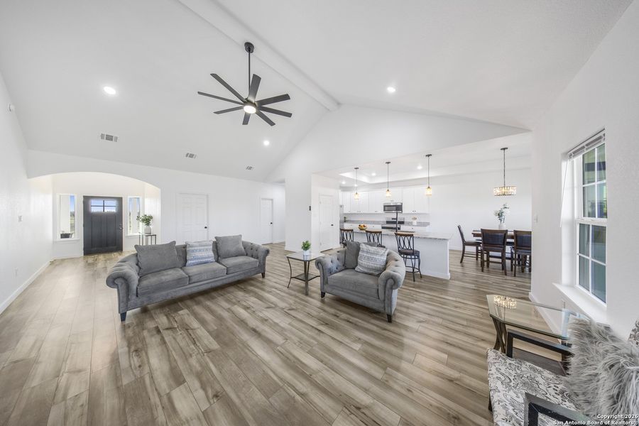 Furnished interior view inside a new home in , Floresville (Image 6).