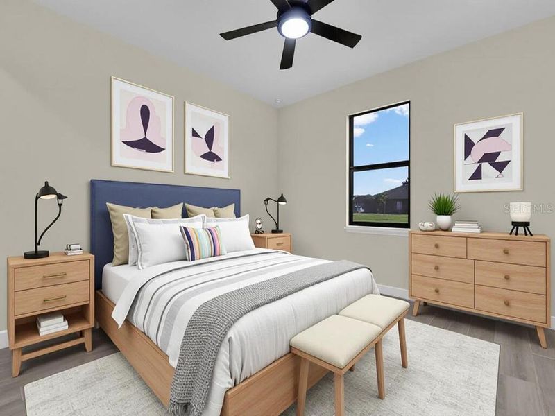 Furnished interior view inside a new home in , Cape Coral (Image 11).