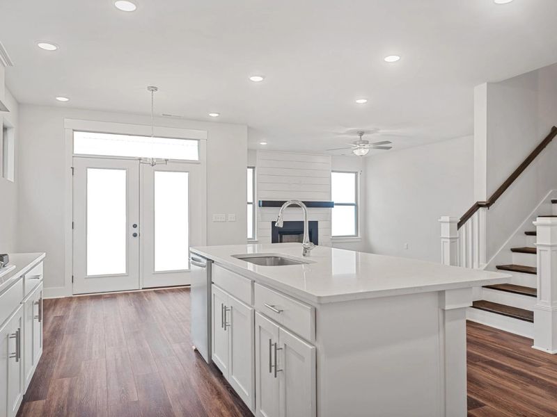 Furnished interior view inside a new home in Calista Farms, White House (Image 7).