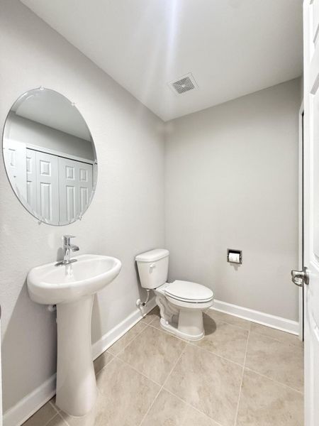 Guest Bathroom with Huge Closet Space