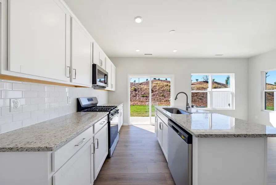 Furnished interior view inside a new home in Sweetbrier, Durham (Image 8).