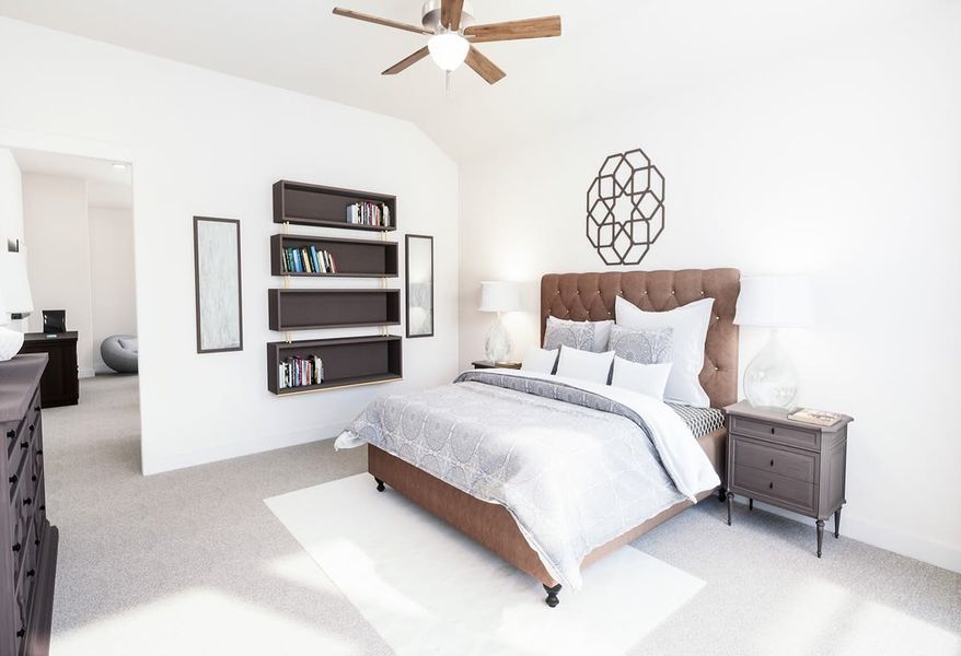 Representative furnished interior of a home built from the Ivy by Tri Pointe Homes in View at the Reserve, Mansfield (Image 8).
