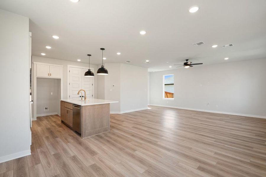 Spacious, unfurnished interior of a new home in Terrace Collection at Heritage, Dripping Springs (Image 30). Spacious, unfurnished interior of a new home in Terrace Collection at Heritage, Dripping Springs (Image 30).