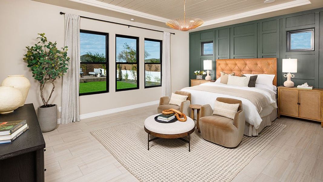 Representative furnished interior of a home built from the Alder by Taylor Morrison in Verdin Capstone Collection, Phoenix (Image 10).