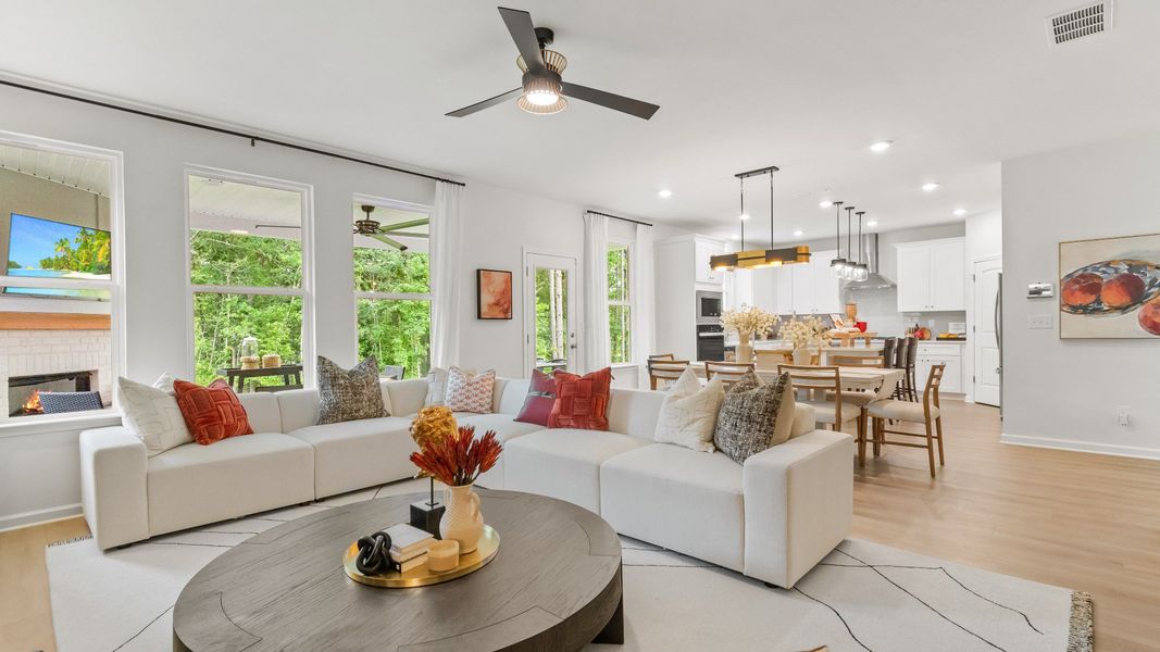 Furnished interior view inside a new home in Hamilton Lakes, Lawrenceville (Image 19).