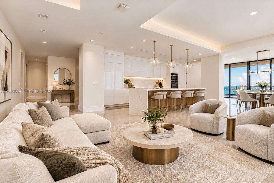 Furnished interior view inside a new home in , West Palm Beach (Image 4). Furnished interior view inside a new home in , West Palm Beach (Image 4).
