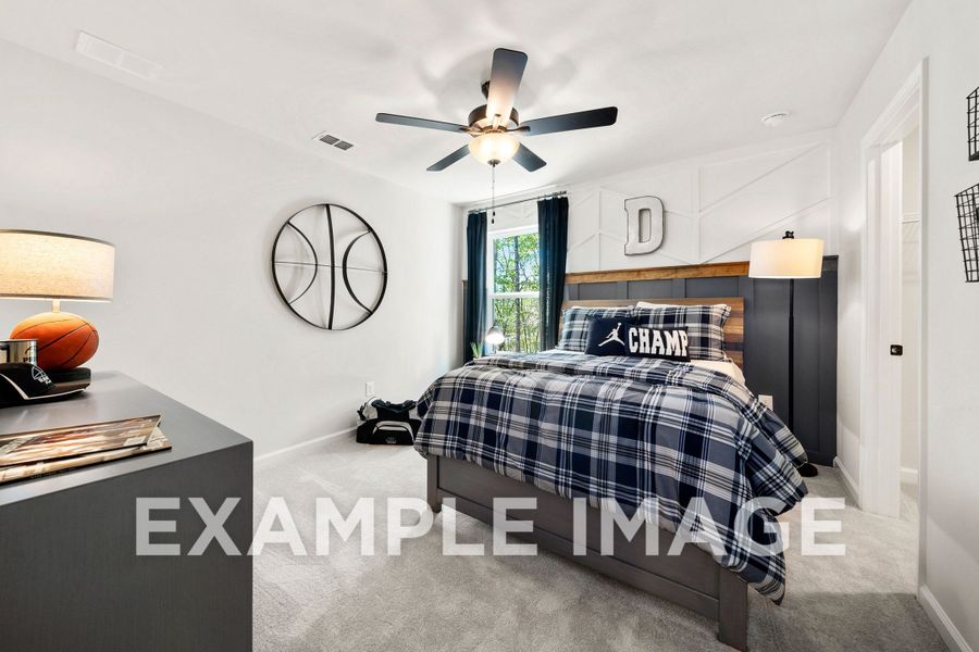 Representative furnished interior of a home built from the The Hickory B by Davidson Homes LLC in Cedar Farms, Winder (Image 39).
