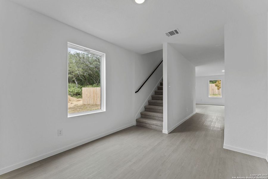 Spacious, unfurnished interior of a new home in Waterwheel: Cottage Collection, San Antonio (Image 15). Spacious, unfurnished interior of a new home in Waterwheel: Cottage Collection, San Antonio (Image 15).