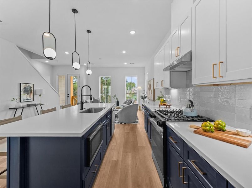 Furnished interior view inside a new home in , Houston (Image 6). Furnished interior view inside a new home in , Houston (Image 6).