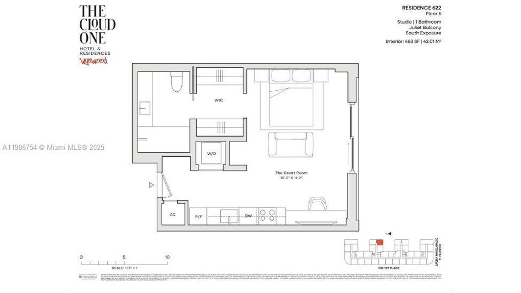 2D floor plan layout of this home in , Miami, FL (Image 4). 2D floor plan layout of this home in , Miami, FL (Image 4).