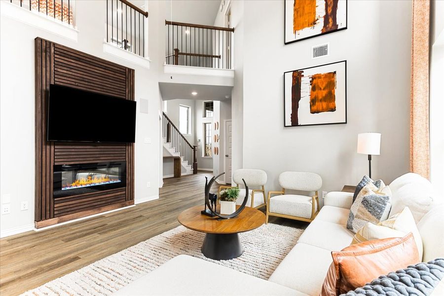 Furnished interior view inside a new home in Solterra Texas, Mesquite (Image 12).