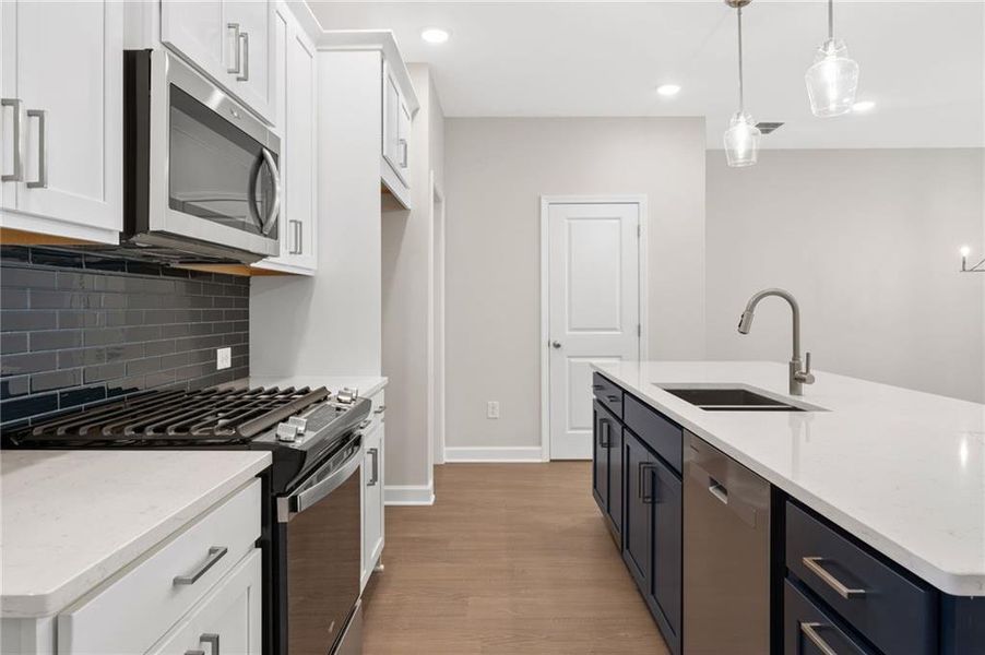 Furnished interior view inside a new home in Wildwood Place, Powder Springs (Image 11).