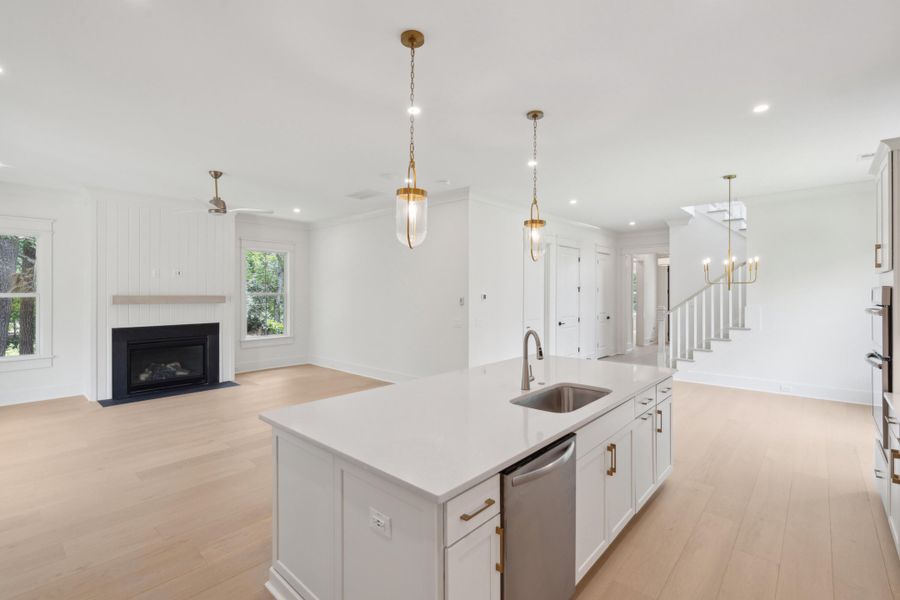 Furnished interior view inside a new home in , Johns Island (Image 11).