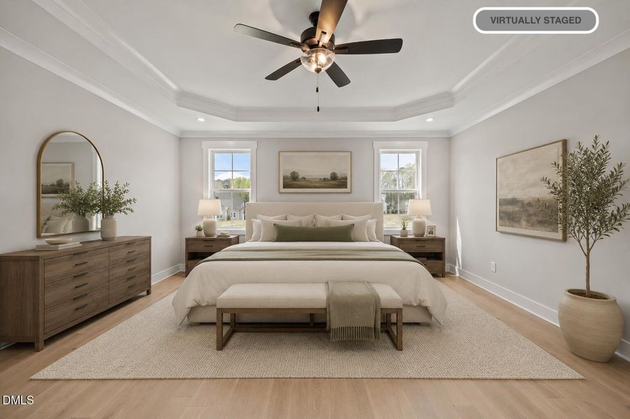 Lot 32 staged bedroom Lot 32 staged bedroom