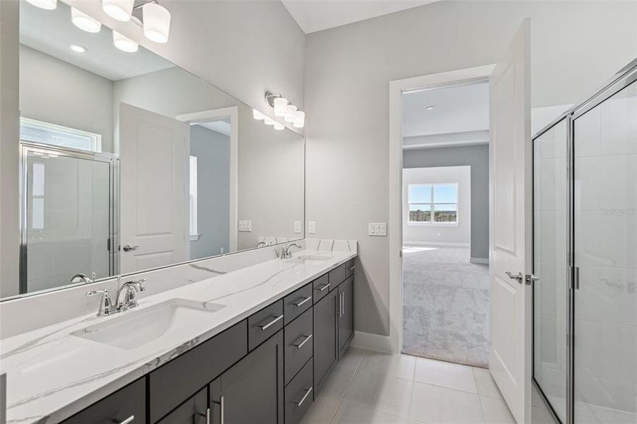 Furnished interior view inside a new home in , Clermont (Image 14). Furnished interior view inside a new home in , Clermont (Image 14).