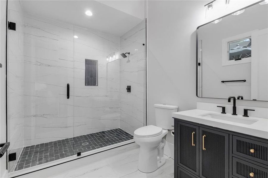 Furnished interior view inside a new home in , Roswell (Image 65).