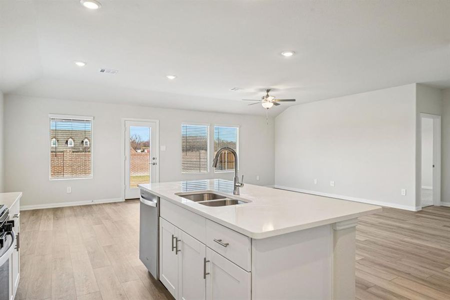 Furnished interior view inside a new home in Trails of Lavon - Signature Series, Lavon (Image 12).
