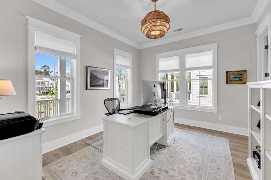 Furnished interior view inside a new home in Carolina Park: Riverside, Mount Pleasant (Image 47).
